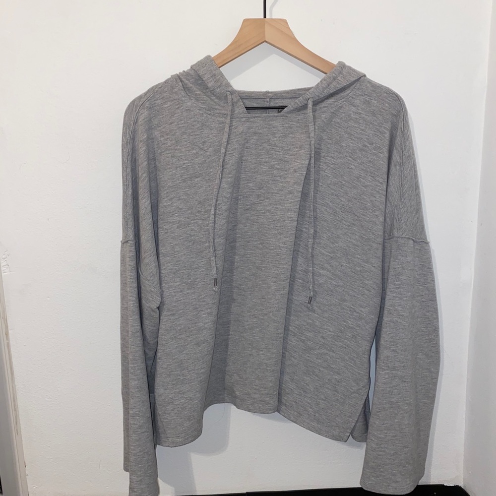 grey hoodie sweatshirt
